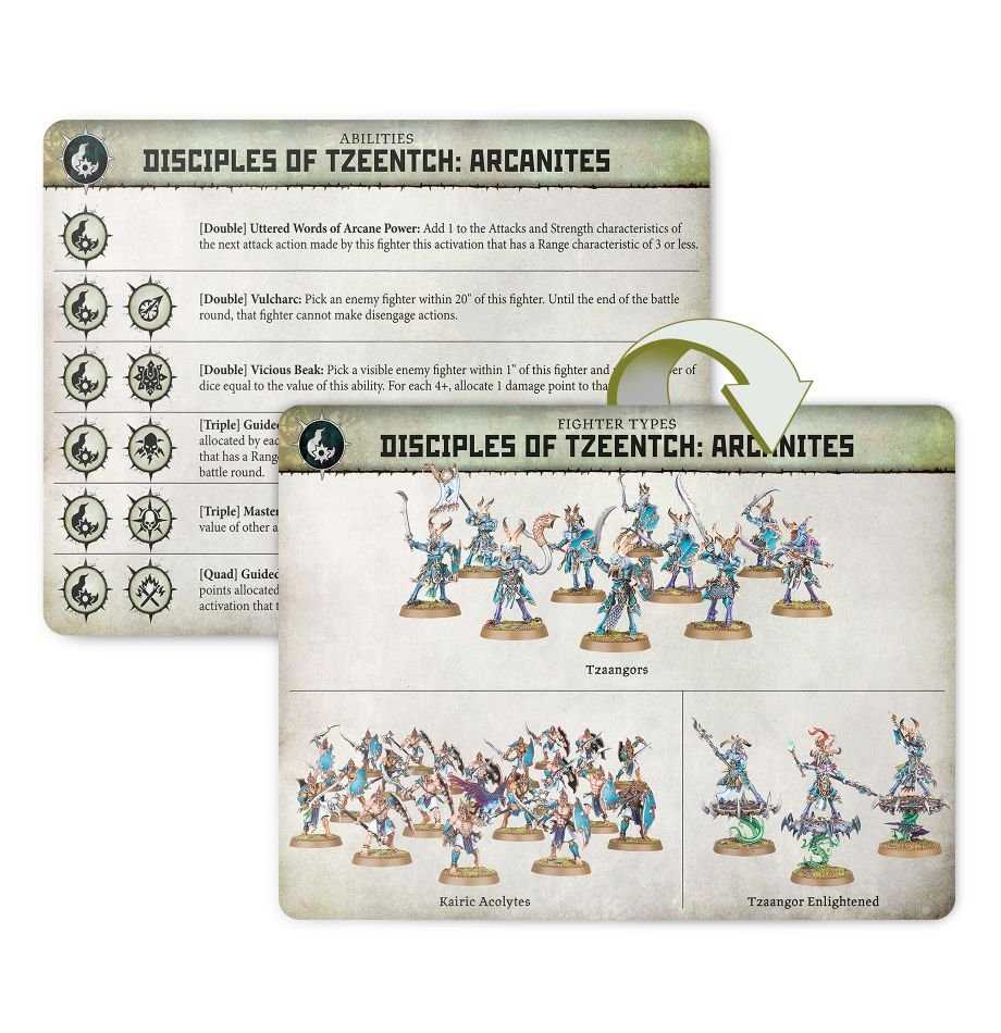 WARCRY: TZEENTCH ARCANITES CARD PACK - Зображення 2
