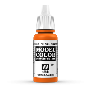 VAL 70733 207:MODELCOLOR 733-17ML. ORANGE FLUORESCENT