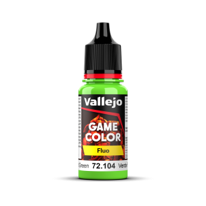 VAL 72104 Акрилова фарба 18 ml Game Color Fluorescent Green