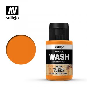 VAL 76505 MODEL WASH 505-35ML: LIGHT RUST