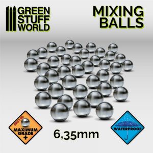 Mixing Paint Steel Bearing Balls in 6.35mm/Кульки для розмішування