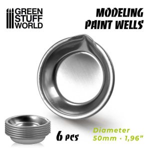 Modelling Paint Wells x6/Ємності для змішування фарб