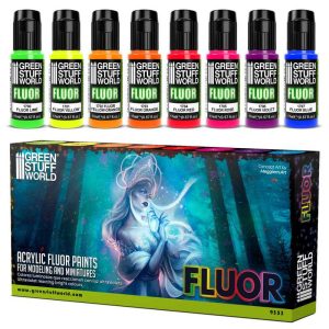 Fluor Paints Set x8