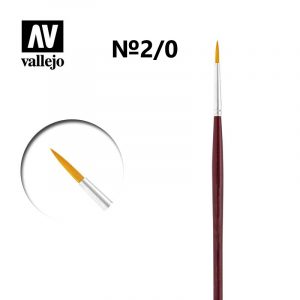 VAL P54020 ROUND TORAY BRUSH  №2/0