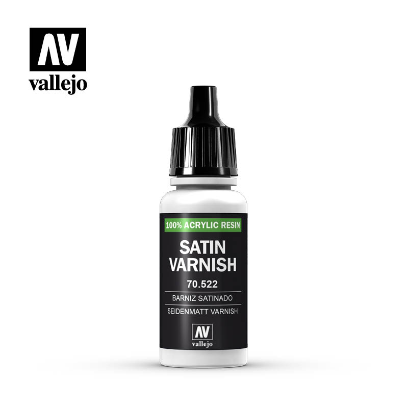 VAL 70522 194:MODELCOLOR 522-17ML. SATIN VARNISH (напівматовий лак)