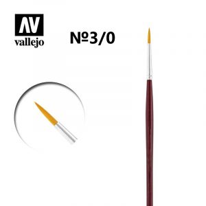 VAL P54030 ROUND TORAY BRUSH  №3/0
