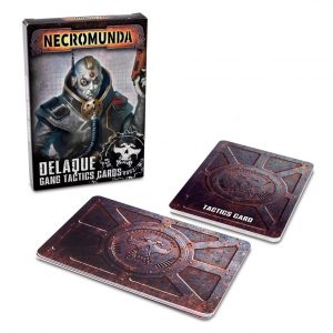 NECROMUNDA DELAQUE GANG TACTICS CARDS