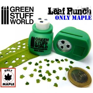 Miniature Leaf Punch MEDIUM GREEN/Фигурный дырокол (листики клена) зеленый