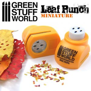Miniature Leaf Punch ORANGE/Фігурний дірокол (листики дуба) помаранчевий