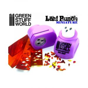 Miniature Leaf Punch LIGHT PURPLE/Фигурный дырокол (листики дуба) фиолетовый