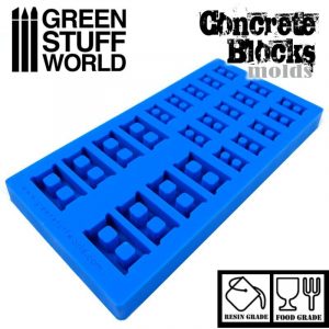 Silicone molds - Concrete Bricks/Силиконовая форма - Кирпич