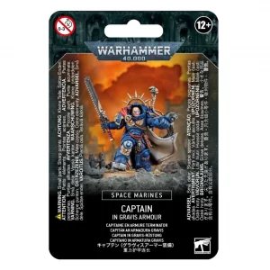 SPACE MARINES CAPTAIN IN GRAVIS ARMOUR