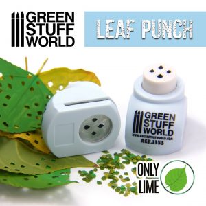 Miniature Leaf Punch LIGHT BLUE/Фігурний дірокол (листики) світло блакитний
