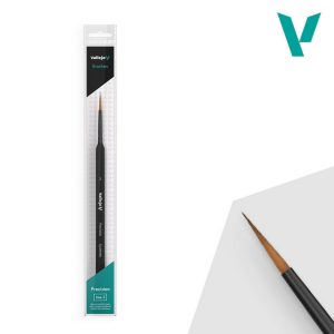VAL B03003 PRECISION. ROUND SYNTHETIC BRUSH, TRIANGULAR HANDLE No. 3