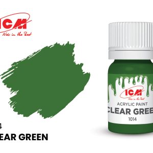 1014 Акрилова фарба Clear Green, 12 мл.