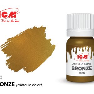 1020 Акрилова фарба Metallic Bronze, 12 мл.