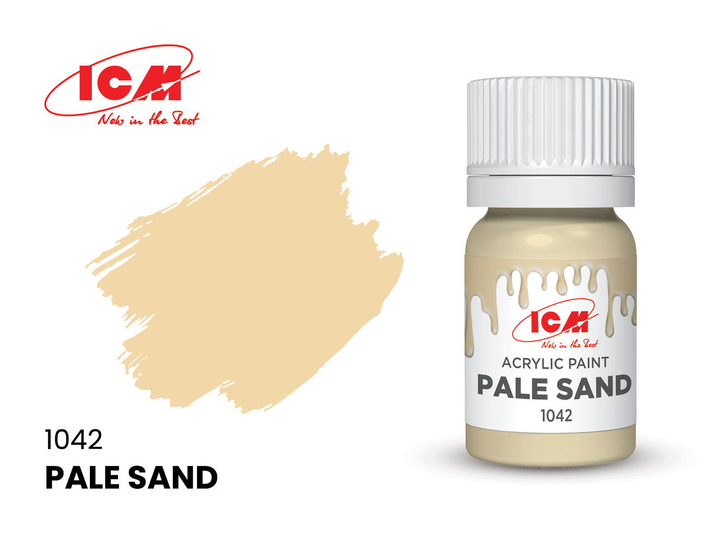 1042 Акрилова фарба Pale Sand, 12 мл.