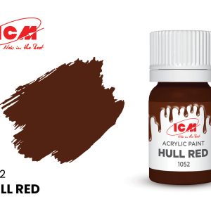 1052 Акрилова фарба Hull Red, 12 мл.