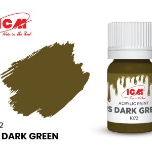 1072 Акрилова фарба US Dark Green, 12 мл.