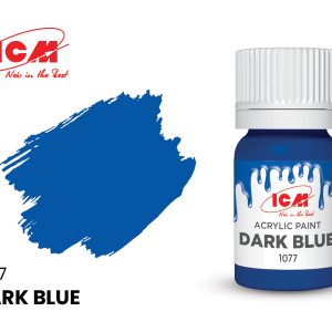 1077 Акрилова фарба Dark blue, 12 мл.