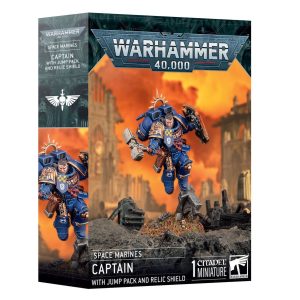Captain with Jump Pack and Relic Shield