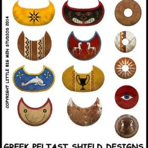 Greek Peltast shield designs 2