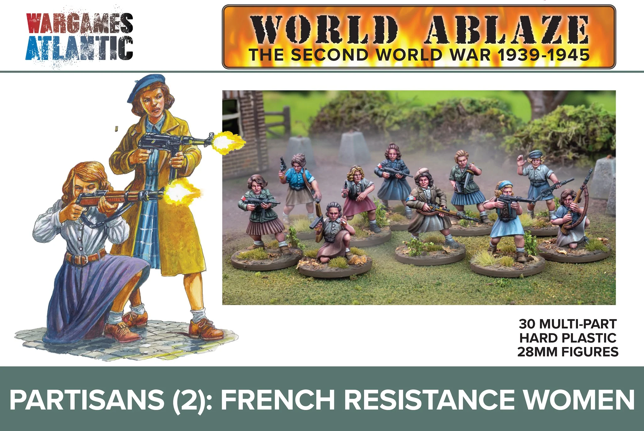 Partisans (2) French Resistance Women